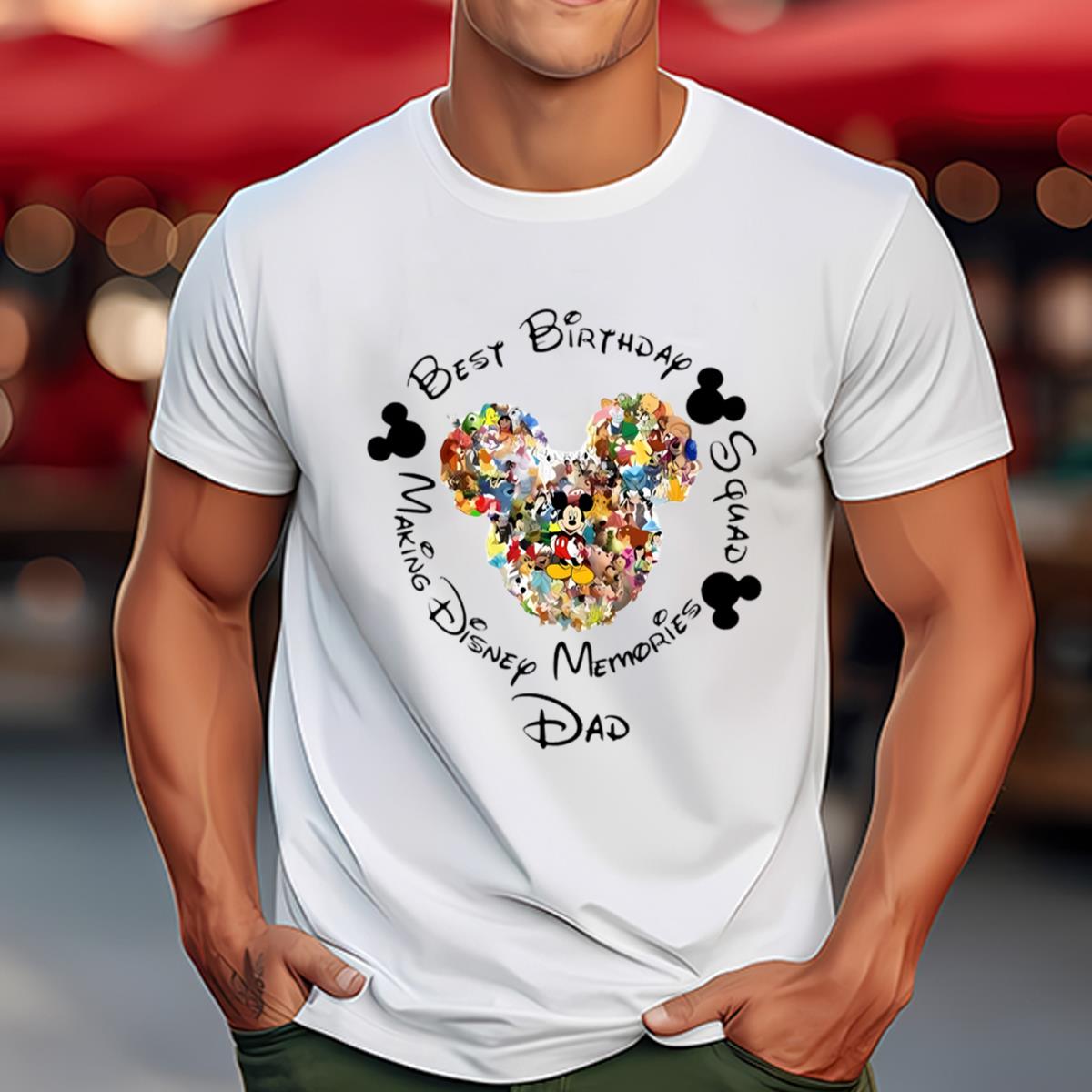 Best Birthday Squad Making Disney Memories Dad And Daughter Shirt