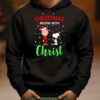 Charlie Brown And Snoopy Christmas Begins With Christ T Shirt 3 3
