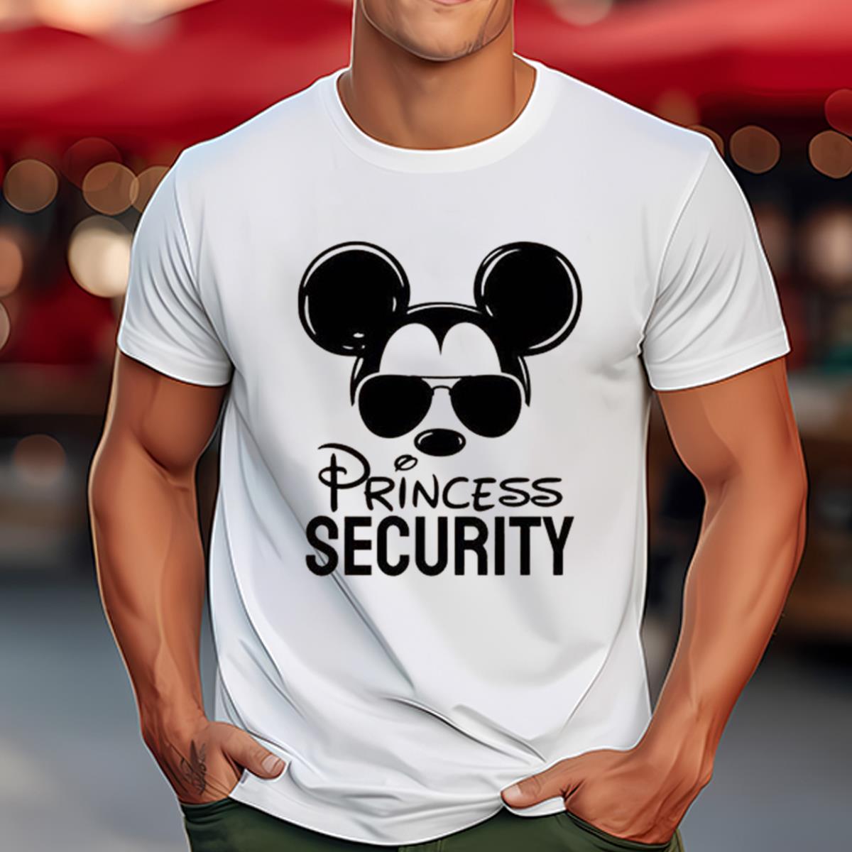 Disney Father’s Day Shirt, Dad Princess Security Shirt