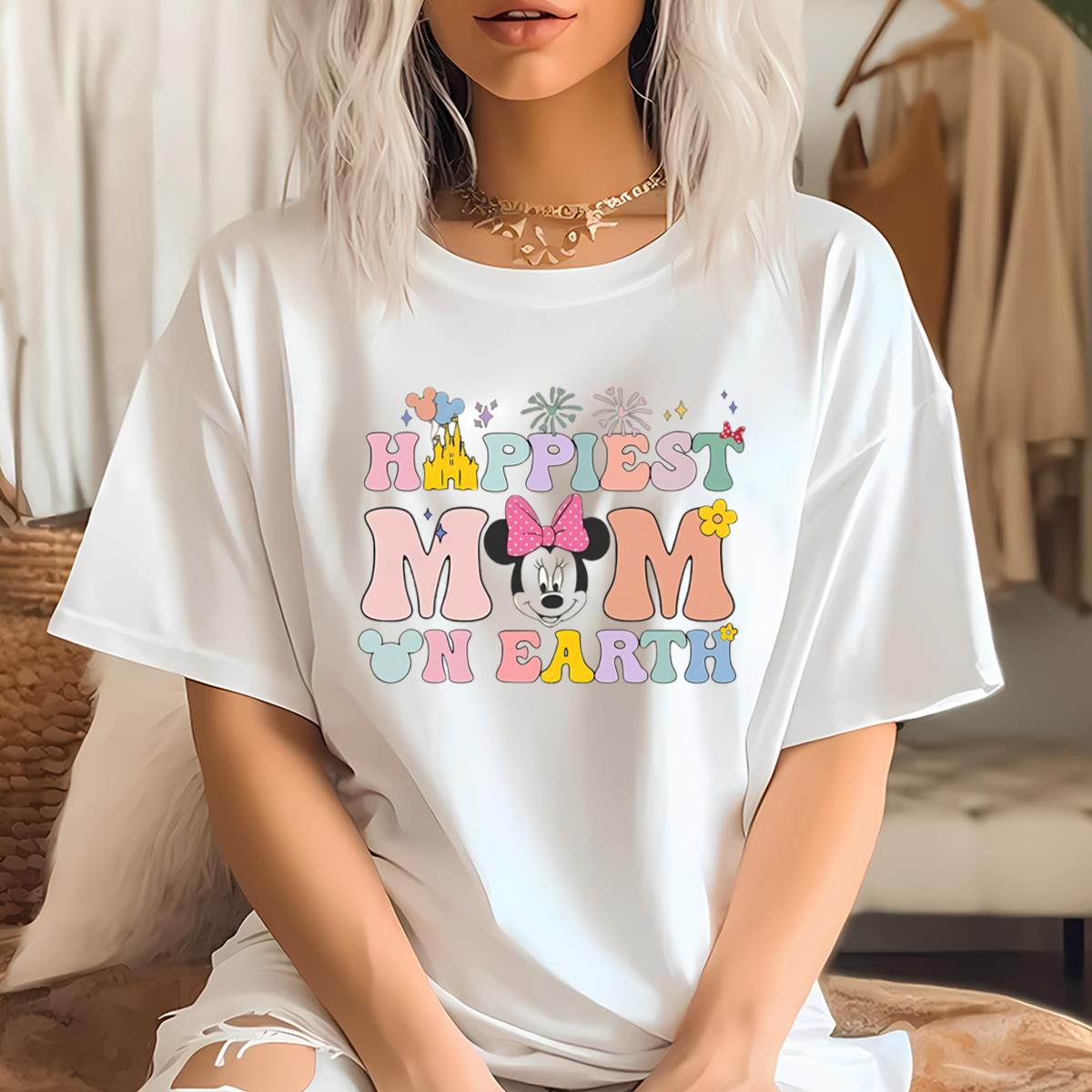 Happiest Mom On Earth Cute Shirt, Disney Family Trip T-shirt