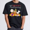 Happy Thanksgiving Halloween Snoopy Charlie Peanuts Thanksgiving Shirt 2 eeee