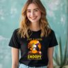 Just A Woman Who Loves Snoopy And Halloween T shirt 2 8888
