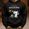 Los Angeles Rams Makes Me Drink Snoopy And Woodstock T Shirt 3 3