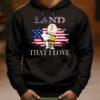 Peanut Land That I Love Snoopy Patriotic Shirt 3 3
