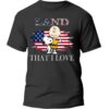 Peanut Land That I Love Snoopy Patriotic Shirt 5 1