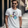 Peanut Woodstock and Snoopy NASA Shirt 2 24
