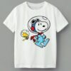 Peanut Woodstock and Snoopy NASA Shirt 4 444