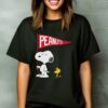 Peanuts Snoopy And Woodstock Flag Mens T Shirt 1 1