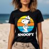 Peanuts Snoopy Beagle Scout Sunset T shirt 2 Thumb
