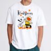 Peanuts Snoopy Charlie Brown Woodstock Happy Thanksgiving T shirt 2 666