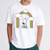 Peanuts Snoopy Looking Up Rainbow Shirt 2 666