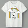 Peanuts Snoopy Looking Up Rainbow Shirt 4 444