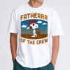 Peanuts Snoopy Pirate Father of the Crew T Shirt 2 666