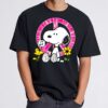 Peanuts Snoopy Woodstock Peace Sign T Shirt 2 eeee