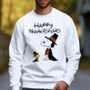Peanuts Thanksgiving Shirt Snoopy And Woodstock Wearing Pilgrim 3 3