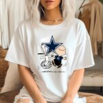 Snoopy And Charlie Brown Dallas Cowboys Football T Shirt 1 1
