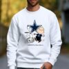 Snoopy And Charlie Brown Dallas Cowboys Football T Shirt 2 3