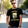 Snoopy And Peanuts Happy Camper And Camping Bus T Shirt 2 456