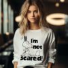 Snoopy Im Not Scared Funny T shirt 3 ee