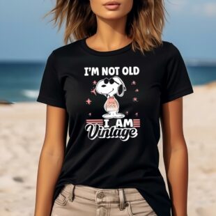 Snoopy Joe Cool Im Not Old Im Vintage Shirt 1 Thumb