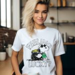Snoopy Peanuts Feeling Lucky Vintage Shirt 1 33