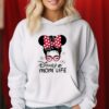 disney messy bun mom life shirt zp6c6