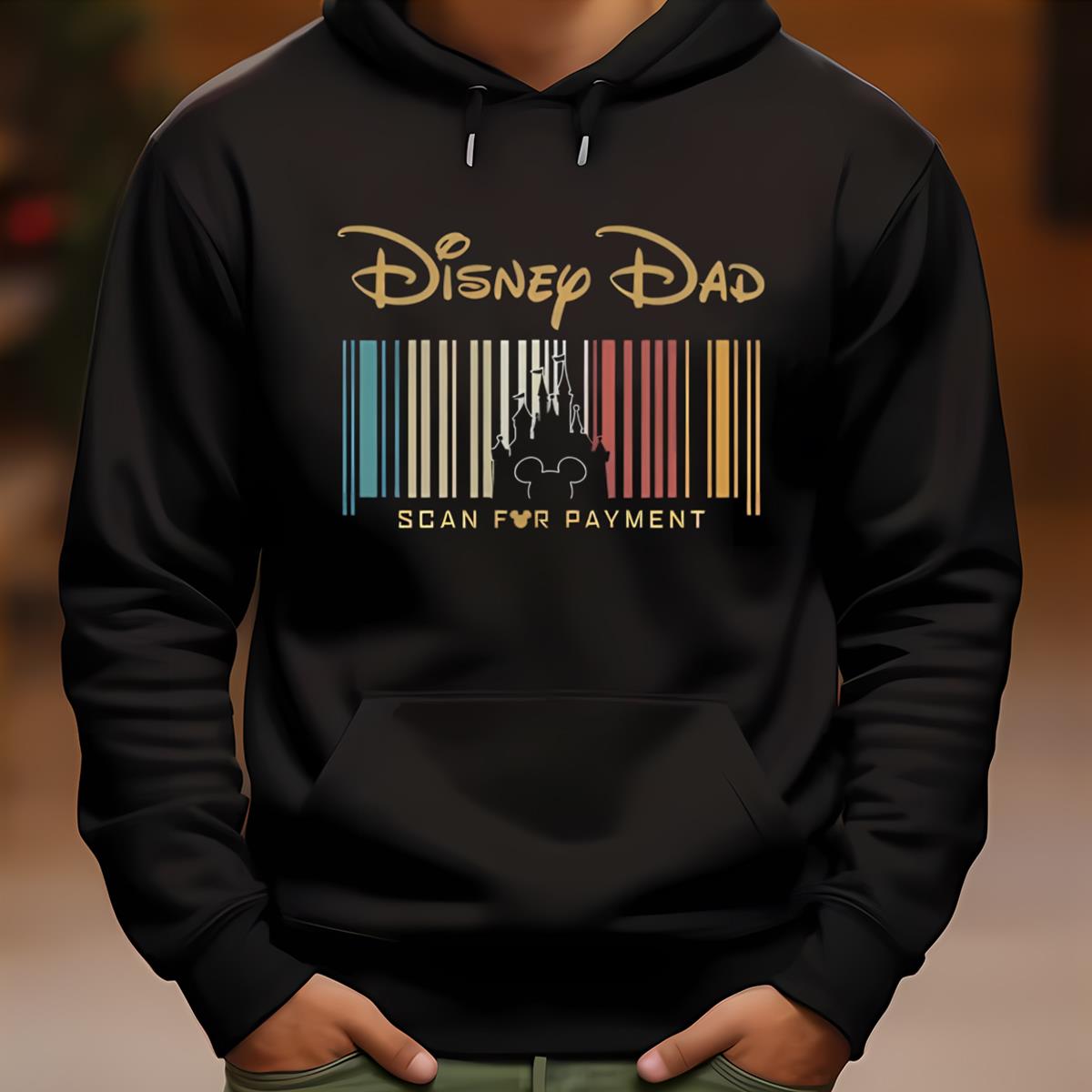 Mickey Dad Scan For Payment Funny Disney Shirt - teecharis