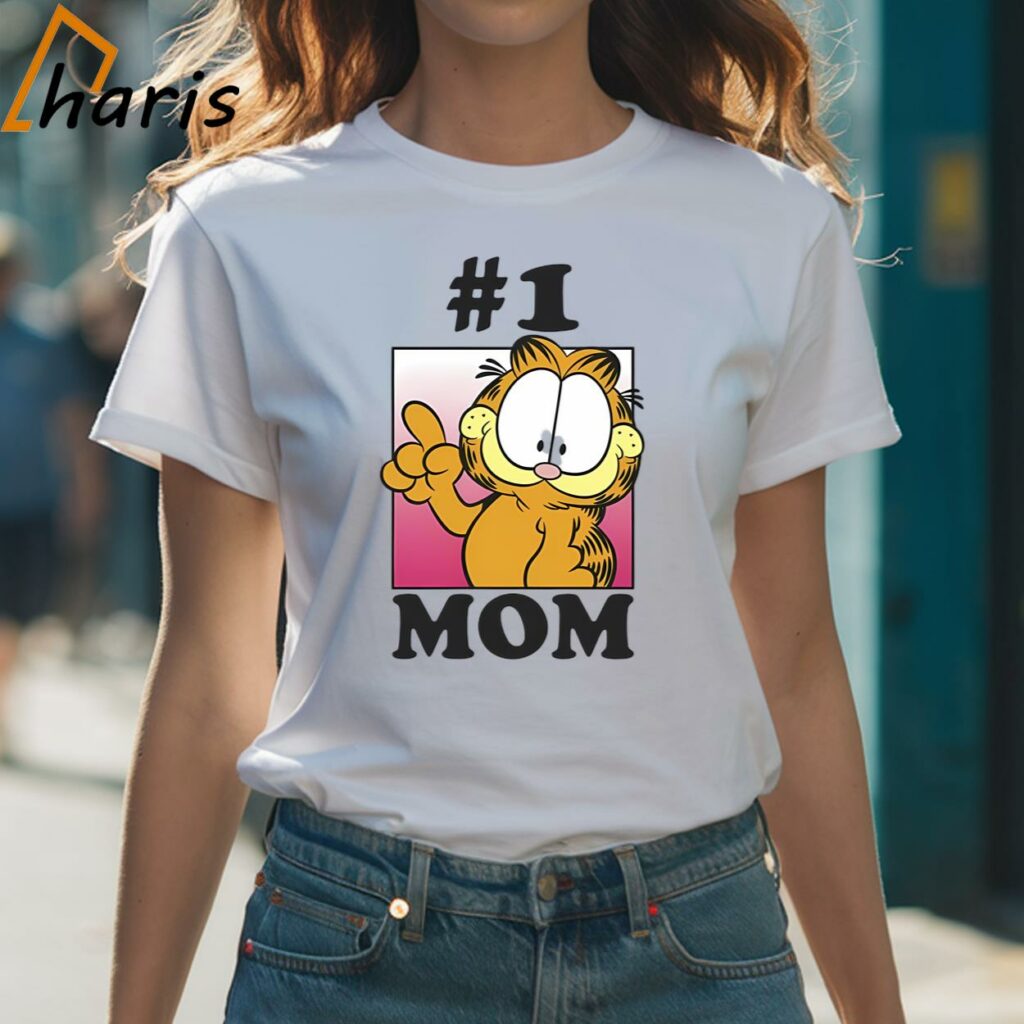 #1 Mom Garfield Mother's Day Shirt