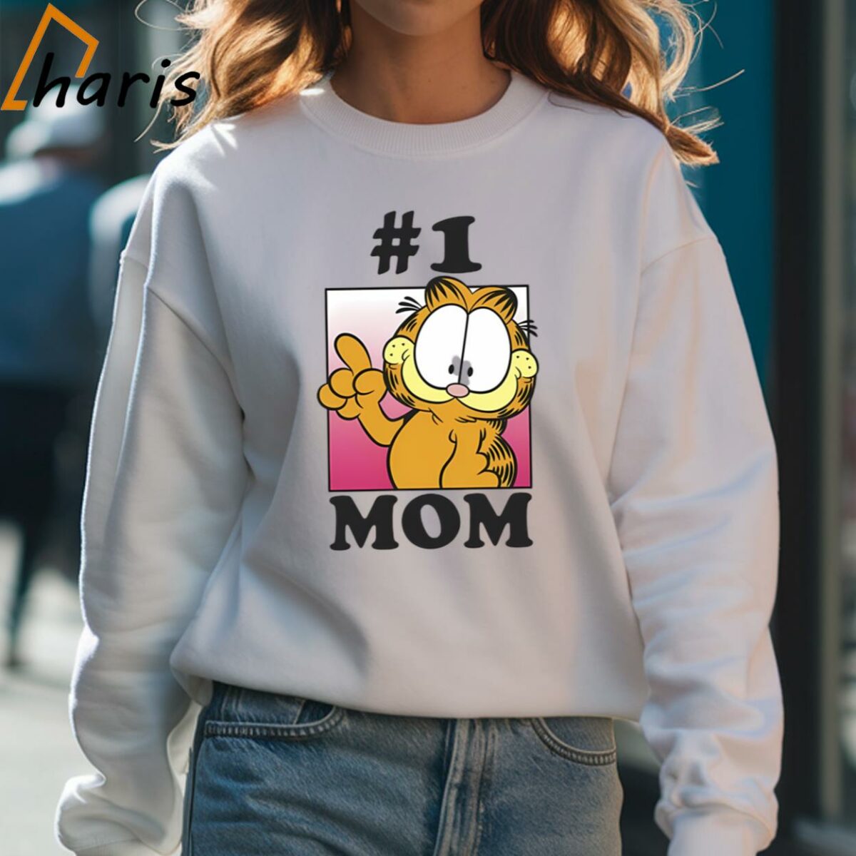 1 Mom Garfield Mothers Day Shirt 4 Sweatshirt