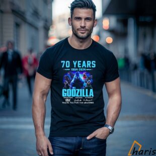 70 years 1954 2024 Godzilla Thank You For The Memories Shirt 1 Shirt