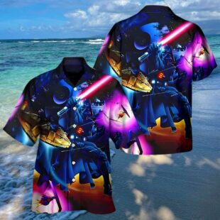 Anakin Skywalker Darth Vader Galaxy Hawaiian Shirt 1 2