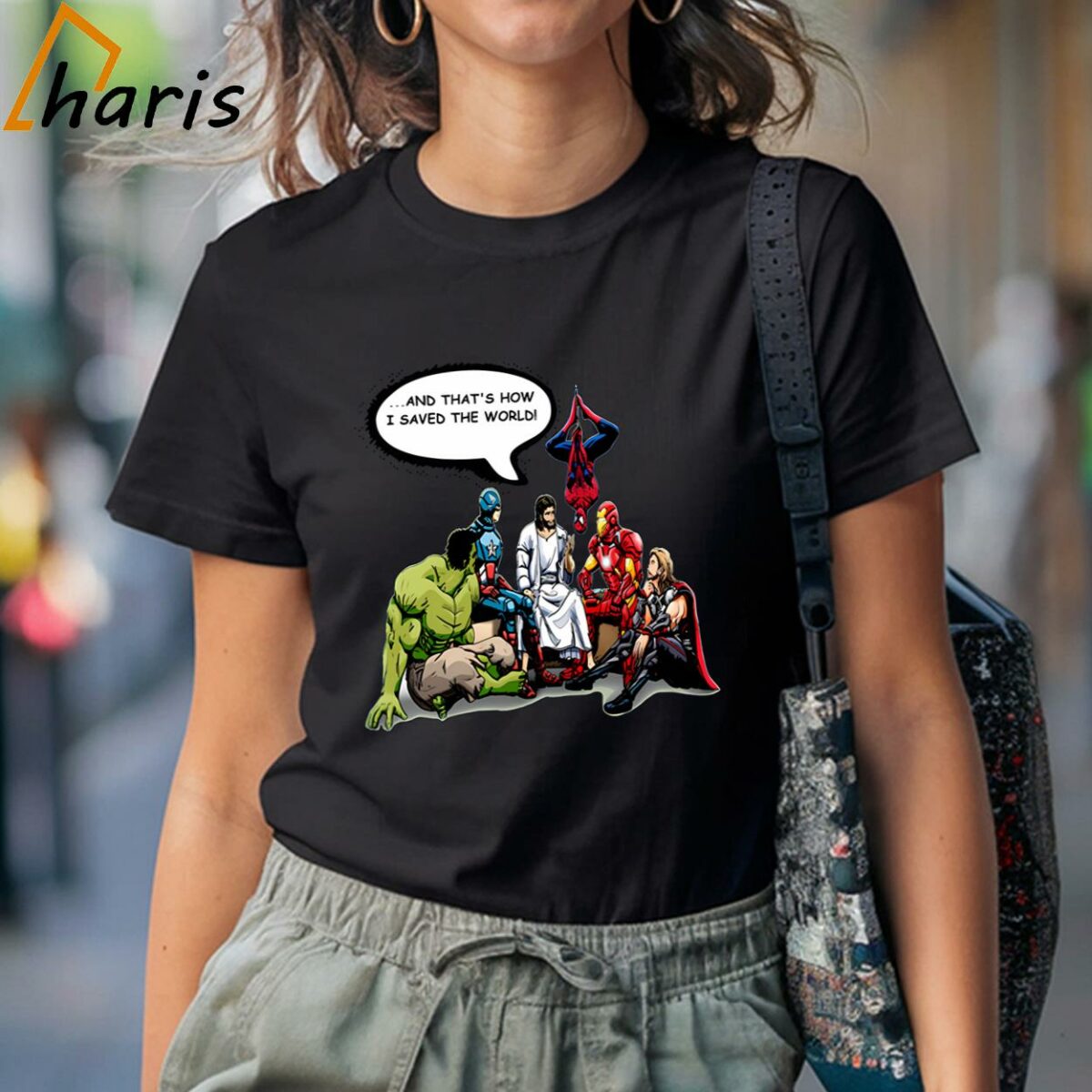 And Thats How I saved The World Avengers And Jesus Shirt 2 T shirt