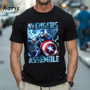 Avengers Assemble Captain America T Shirt 1 Shirt