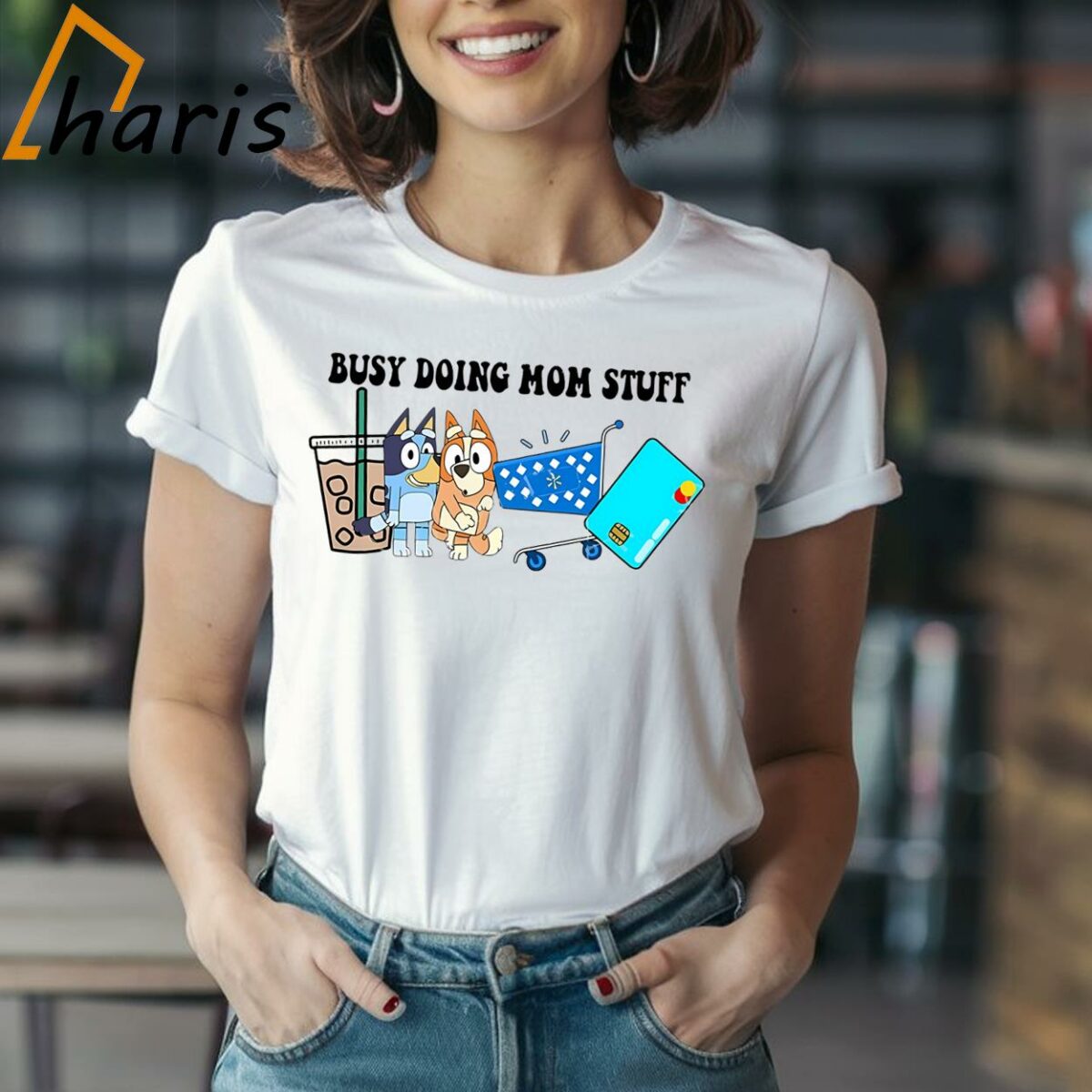 Busy Doing Mom Stuff Bluey T shirt 1 Shirt