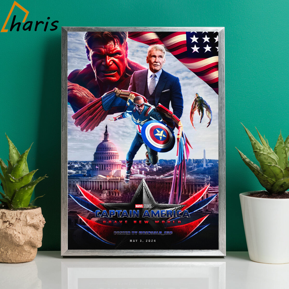 Captain America Brave New World 2024 Poster 2