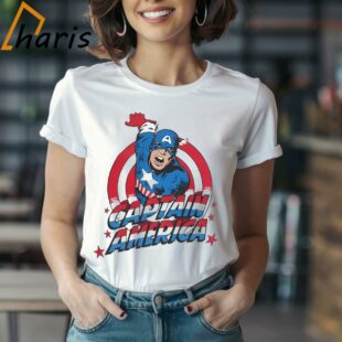 Captain America Charge Logo T Shirt 1 Shirt