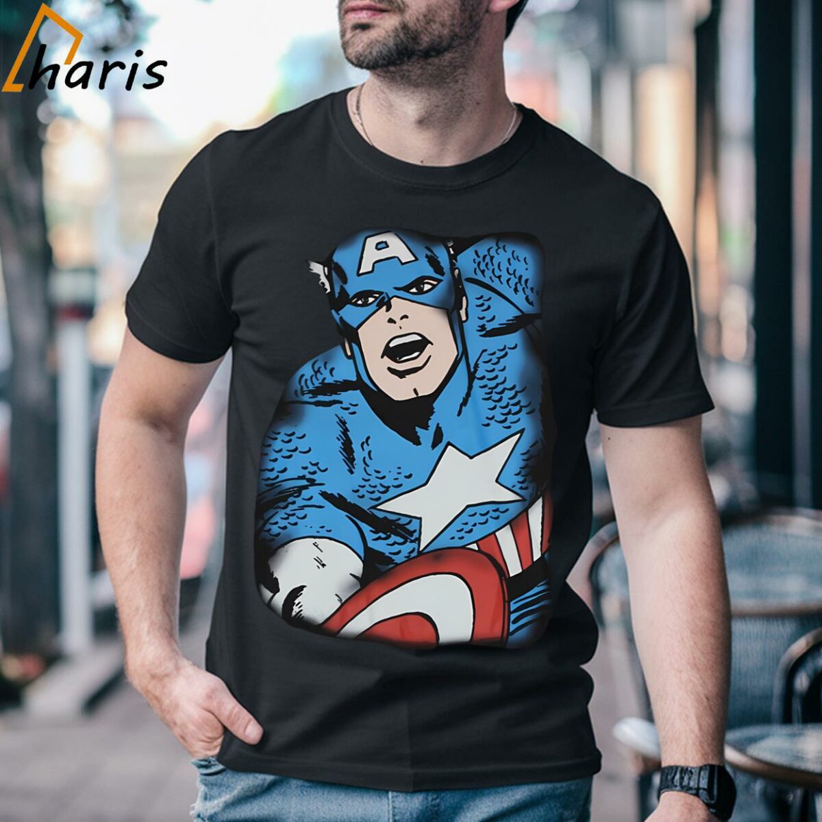 Captain America Marvel Comics Mens T shirt 1 T shirt