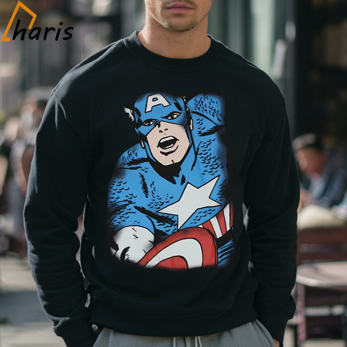 Captain America Marvel Comics Mens T shirt 3 Sweatshirt