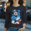 Captain America Marvel Comics Mens T shirt 4 Long Sleeve T shirt