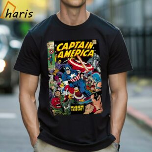 Captain America Marvel Comics Vintage T Shirt 1 Shirt