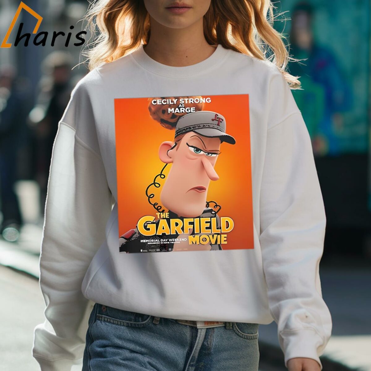 Cecily Strong As Marge In The Garfield Movie T shirt 3 Sweatshirt