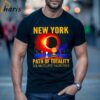 Charlie Brown and Snoopy New York Path Of Totality Solar Eclipse 2024 shirt 1 T shirt