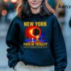 Charlie Brown and Snoopy New York Path Of Totality Solar Eclipse 2024 shirt 4 Hoodie
