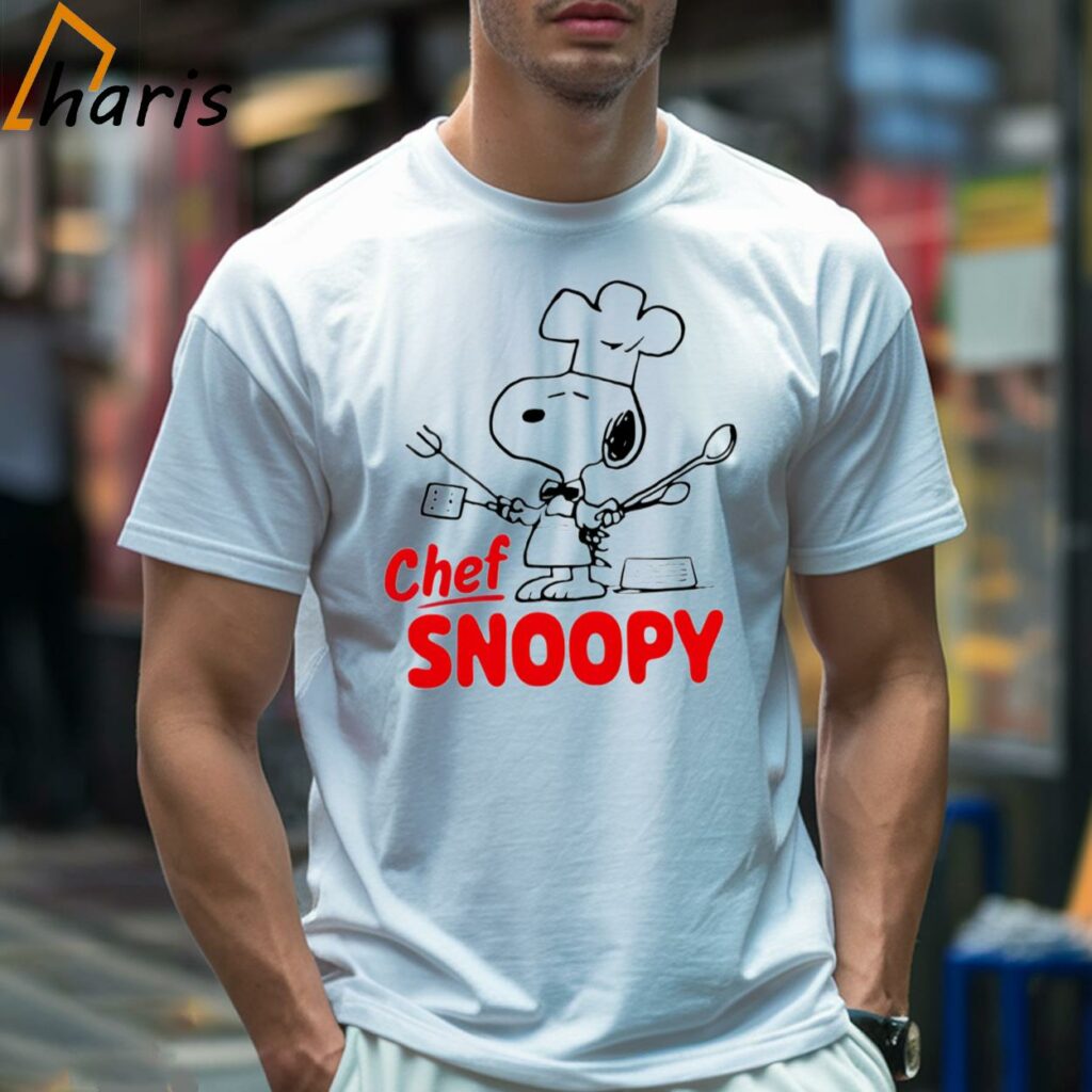 Chef Snoopy Peanuts Shirt 2 T shirt