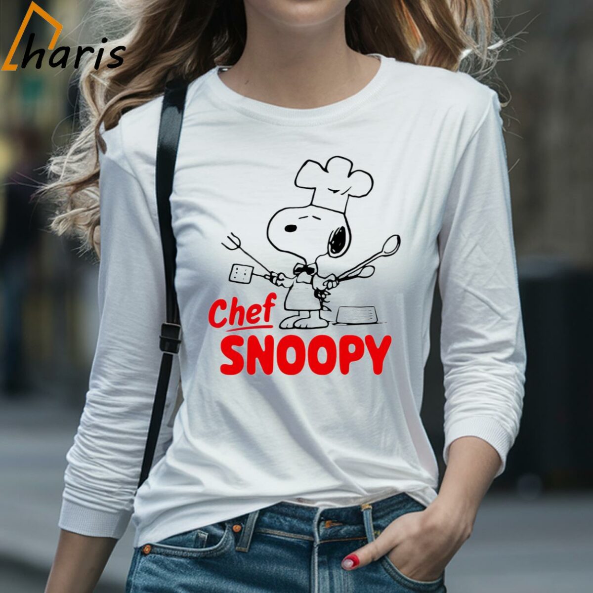 Chef Snoopy Peanuts Shirt 4 Long Sleeve T shirt