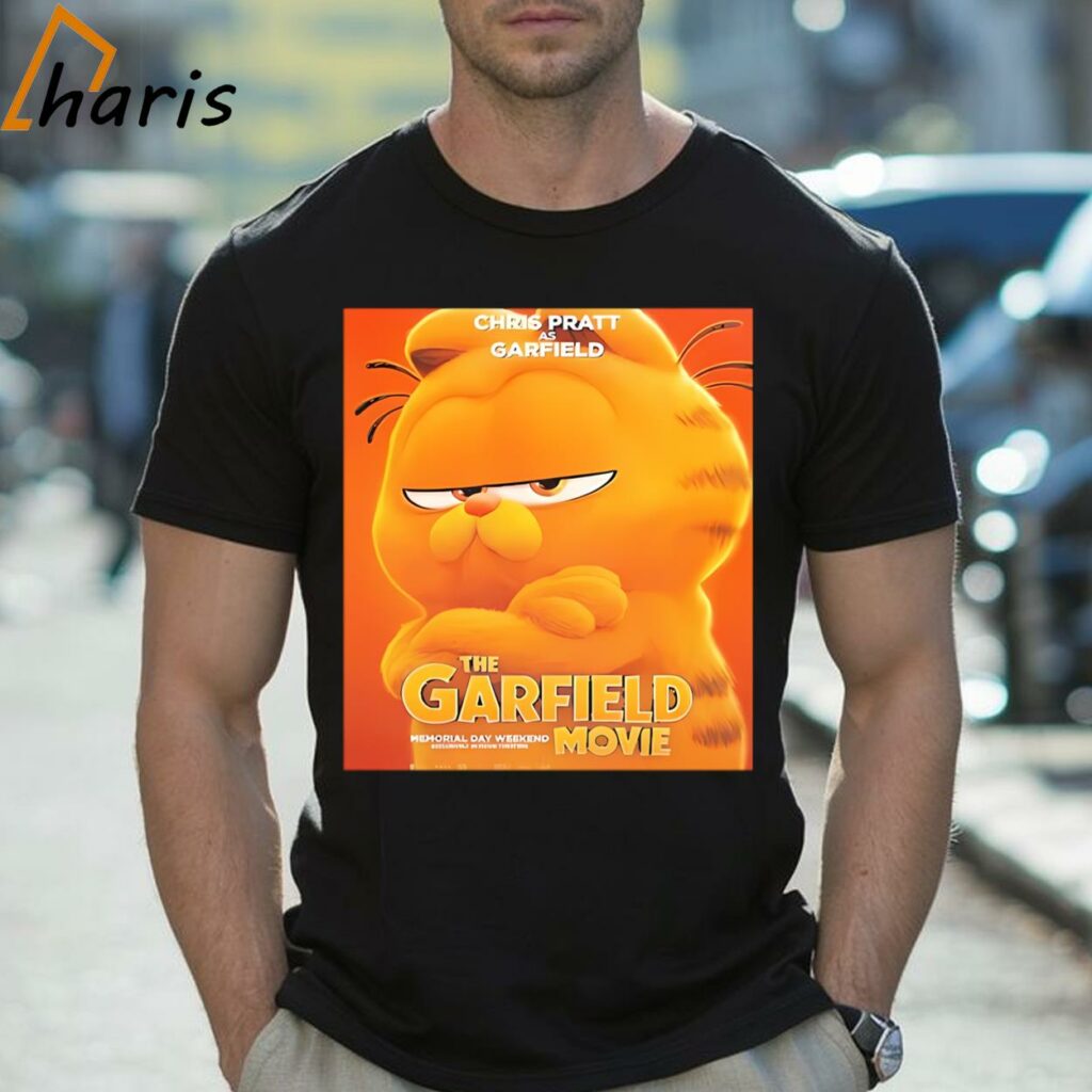 Chris Pratt As Garfield In The Garfield Movie Shirt