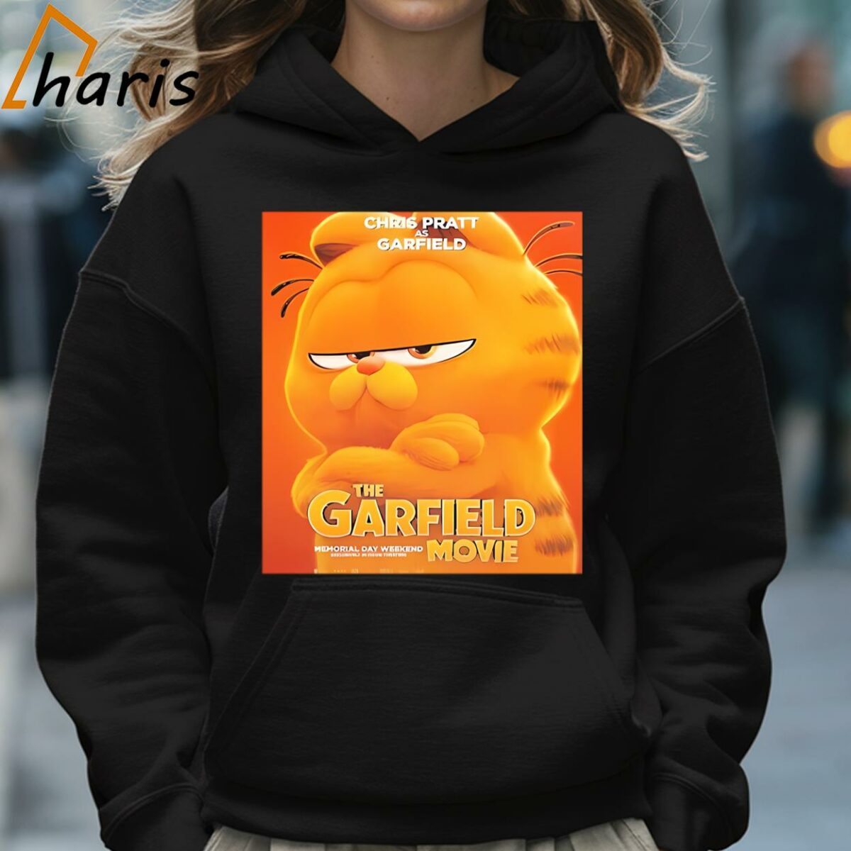 Chris Pratt As Garfield In The Garfield Movie Shirt 5 Hoodie