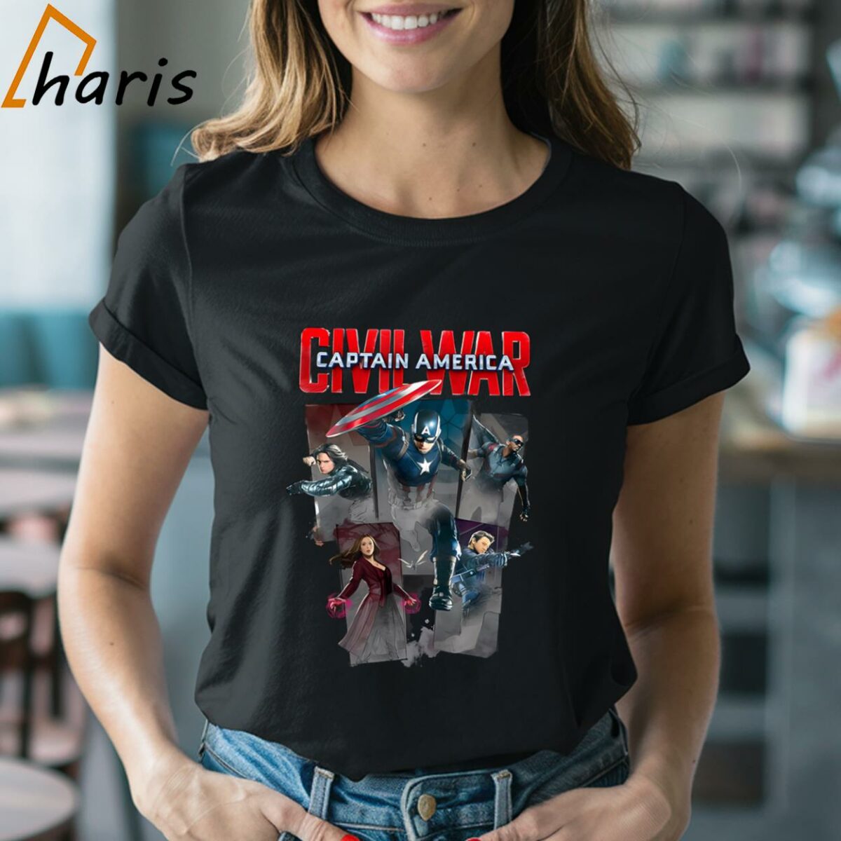 Civil War Captain America Marvel T shirt 2 Shirt