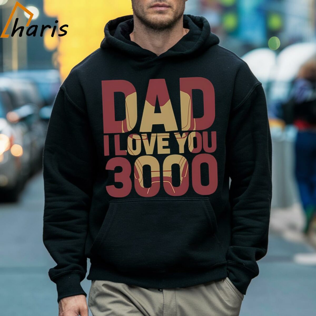 Dad I Love You 3000 Marvel Iron Man T shirt 5 Hoodie