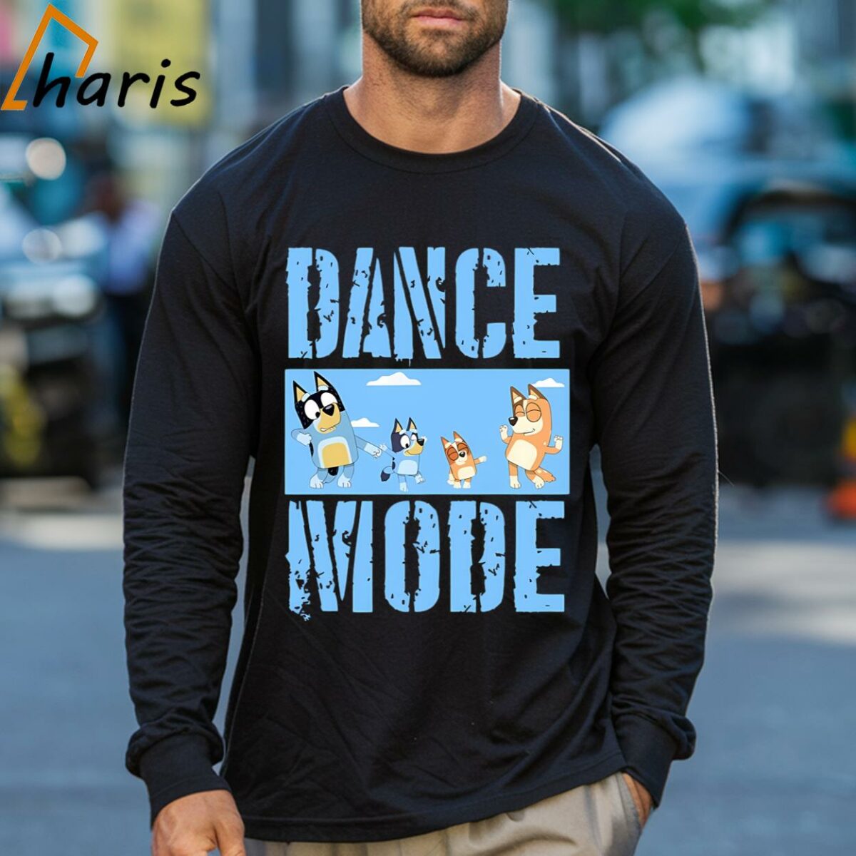Dance Mode Bluey T shirt 3 Long sleeve shirt